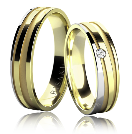 Zásnubní a snubní prsteny BISAKU