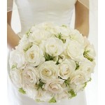 Jarní svatební kytice - růže
